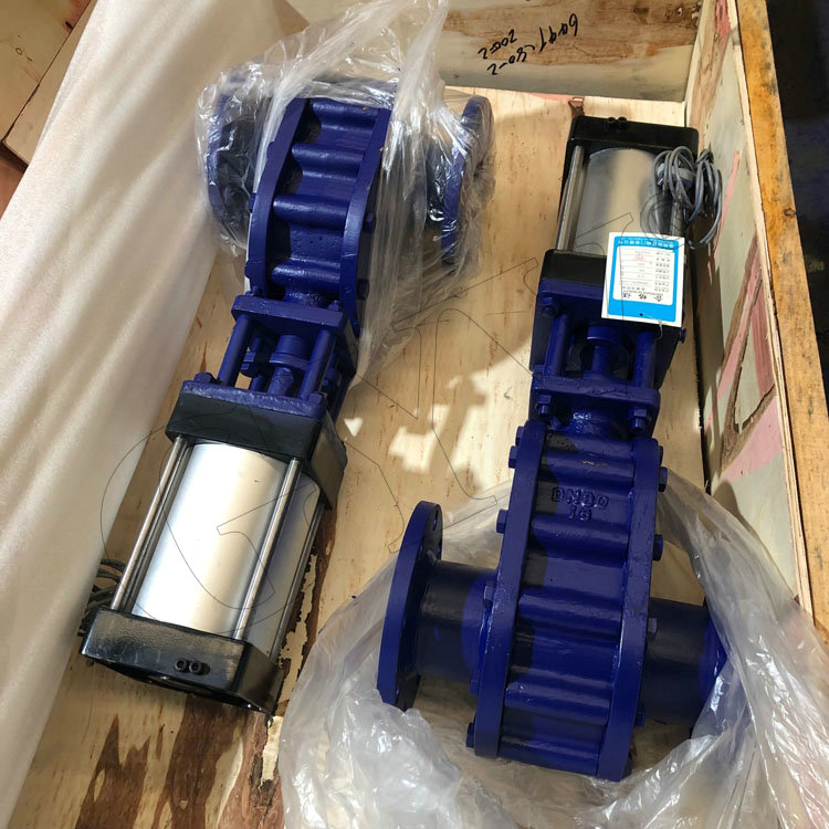 Z644Y氣動進料閥