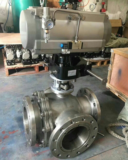 Q644F氣動(dòng)三通球閥